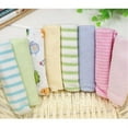 thumbnail image 4 of 8pcs/Pack Baby Newborn Face Washers Hand Towel Cotton Feeding Wipe Wash Cloth, 4 of 6