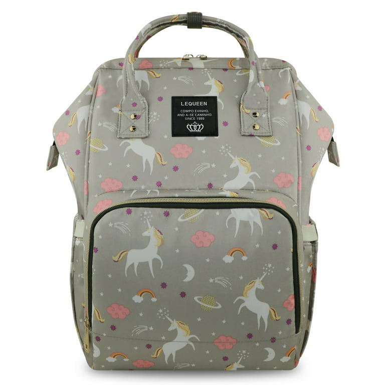 Anneunique Unicorn Starry Sky Diaper Bags Backpack with Name Personalized  Baby Bag Nursing Nappy Bag Travel Tote Bag Gifts for Mom Girl, 10.83 x 6.69