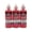 Deep Red, variant on Tulip Puff Fabric Paint, Shiny Black, 4 fl oz, 3 Pack, Liquid Gel