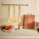 thumbnail image 4 of Juego De Utensilios De Cocina De Madera De 6 Piezas Cuchara, Tenedor Y Espátula De Madera Orgánicos Grandes De 11,5 Pulgadas Para Cocinar Juego De Utensilios De Cocina (Juego Mixto De 6), 4 of 8