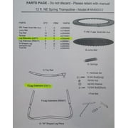 AirZone 12 Round Trampoline, Replacement Leg Extension (LEFT)