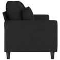 thumbnail image 2 of vidaXL 3-Seater Sofa Black 180 cm Fabric, 2 of 5
