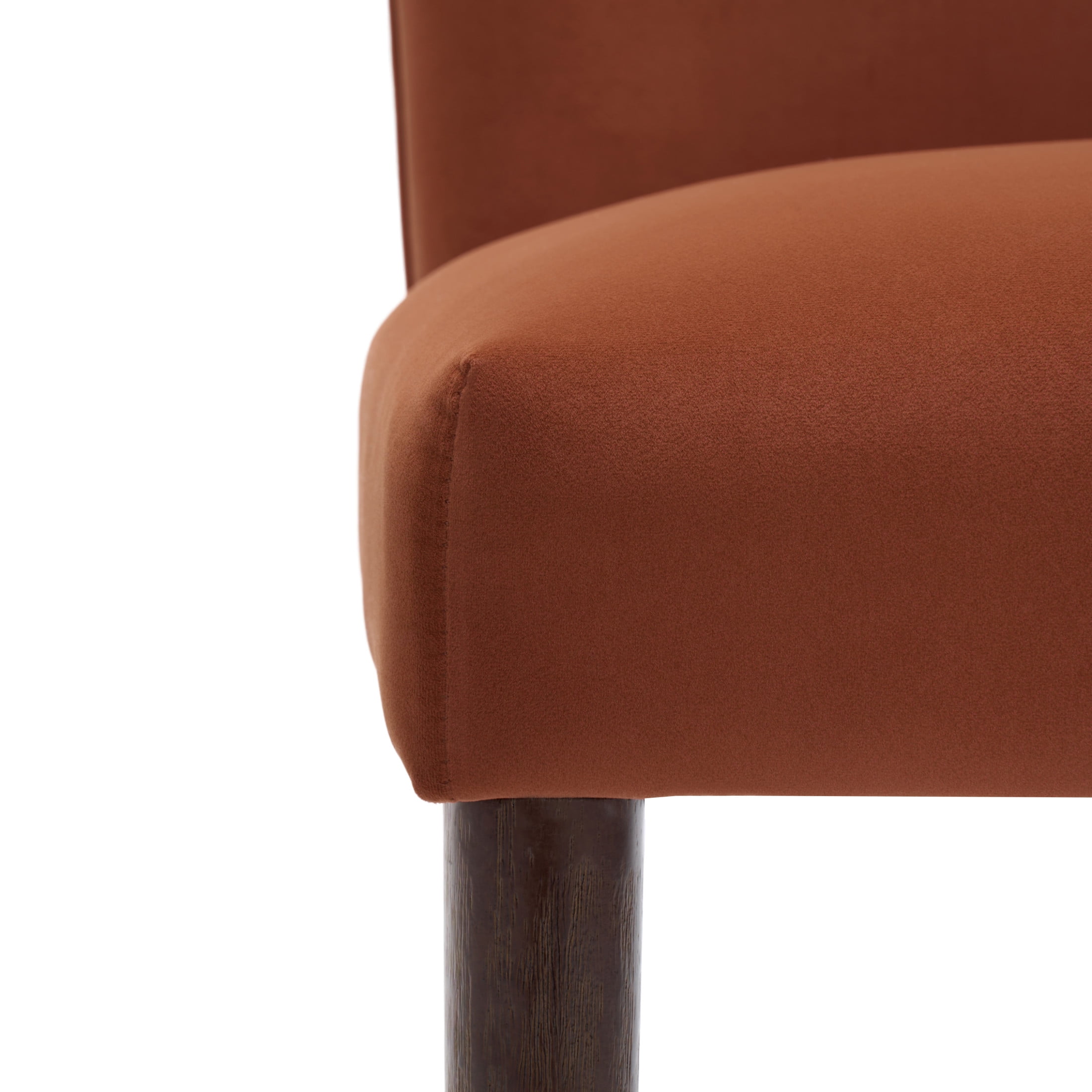 Christopher Knight Home Modern 27" Upholstered Counter Bar Stools Set of 2, Solid Wood Frame, Orange