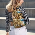 thumbnail image 5 of Saiise Sac à Dos pour Ordinateur Portable Imprimé Chaton Chiot de Noël - Bretelles Réglables, Résistant à l'Eau, Grande Capacité, Design Élégant, Unisexe pour École, Bureau, Voyage-Petit, 5 of 5