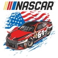 thumbnail image 2 of Girls NASCAR American Racing Car 61 T Shirt, 2 of 4
