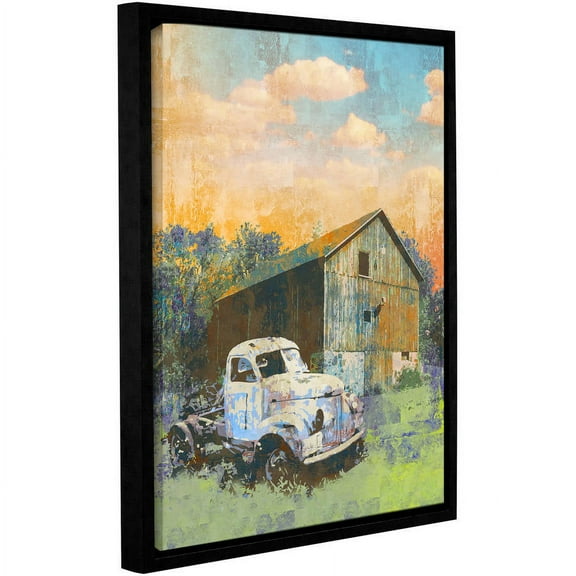 ArtWall Greg Simanson "Abandoned" Gallery-Wrapped Floater-Framed Canvas