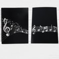 thumbnail image 2 of Flexible 40 Pages Piano Music Score Folder A4 Music Book Clip Sheet Note Folder, 2 of 10