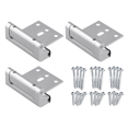 thumbnail image 2 of 3 Pcs Door Reinforcement Lock,Aluminium Alloy U Door Reinforcement Lock 3Inch Security Door Lock Home Proof Door Stopper, 2 of 7