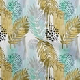 thumbnail image 1 of oneOone Cotton Silk Olive Green Fabric Leaves Fabric For Sewing Printed Craft Fabric By The Yard 42 Inch Wide-J2, 1 of 6