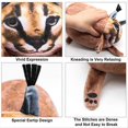 thumbnail image 4 of Floppa Plush 8In Caracal Chubby Pillow Cat Stuffed Animal Plush Toy, 4 of 5