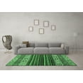thumbnail image 3 of Ahgly Company Indoor Rectangle Abstract Emerald Green Modern Area Rugs, 6' x 9', 3 of 4