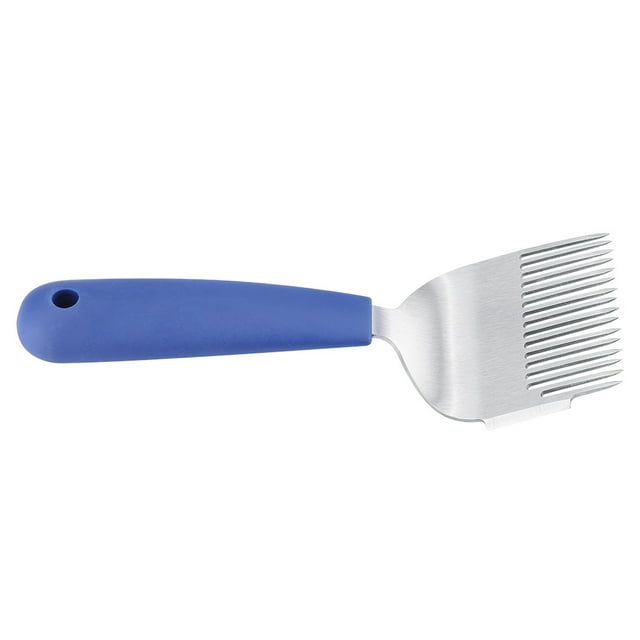YUMILI Beekeeping Fork, Stainless Steel Plastic Handle Bee Uncapping Fork Beehive Supplies Beekepper Uncapping Fork Beekeeping Tools