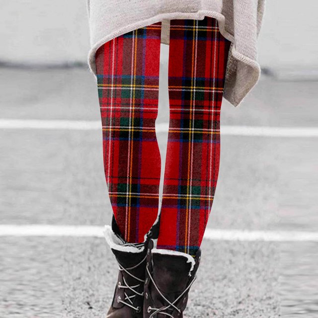 Pntutb moda mujer invierno deporte pierna pantalones Navidad impresión Casual suelta Leggins pantalones largos Pntutb Pntutb-1989