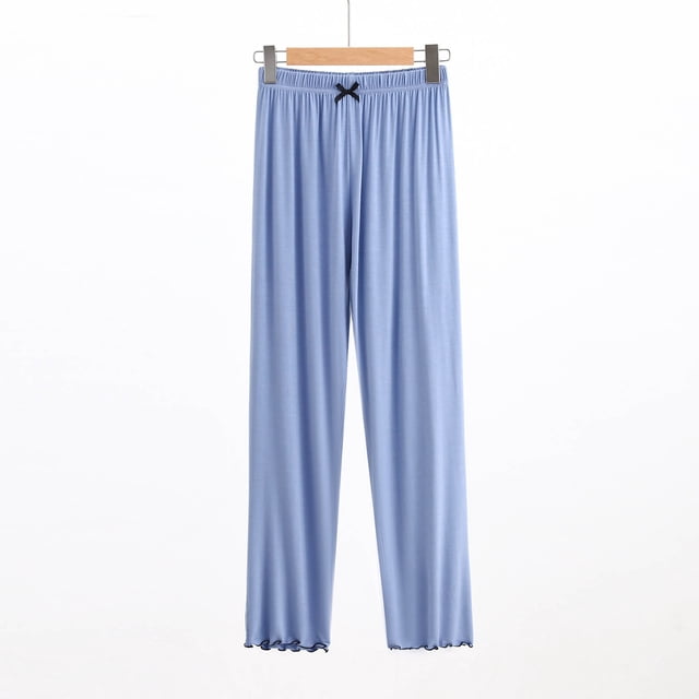 asjyhkr Womens Pajama Pants Soft Comfy Lightweight Elastic Drawstring Modal Sleep Bottoms Lounge Pants