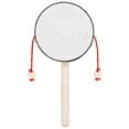 thumbnail image 1 of Hand-Cranked Wooden Rattle Drum Children'S Early Education Teaching Aids Musical Instrument Tambourine 4 Inches, 1 of 5