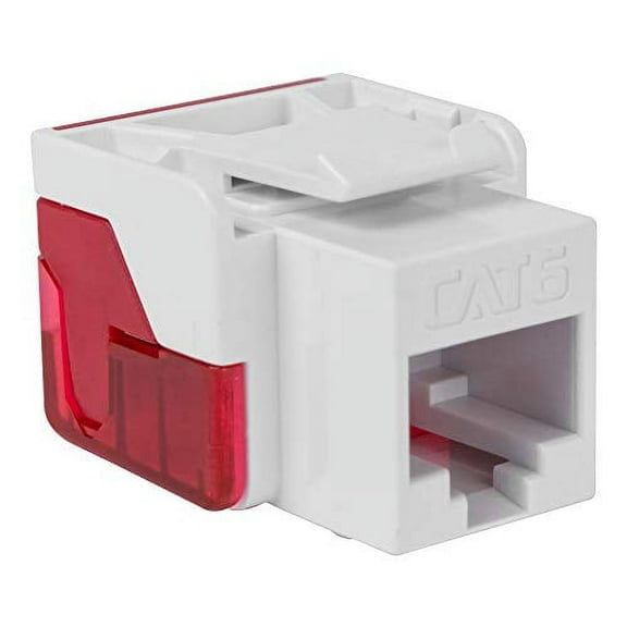 ICC CAT6 RJ45 Keystone Jack for EZ Style, White