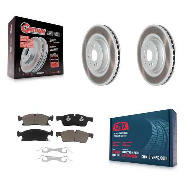Transit Auto Front Coated Disc Brake Rotors and Ceramic Pads Kit for Car Mercedes-Benz GL350 GLE400 GLS450 ML400 GL450 KGC-100167
