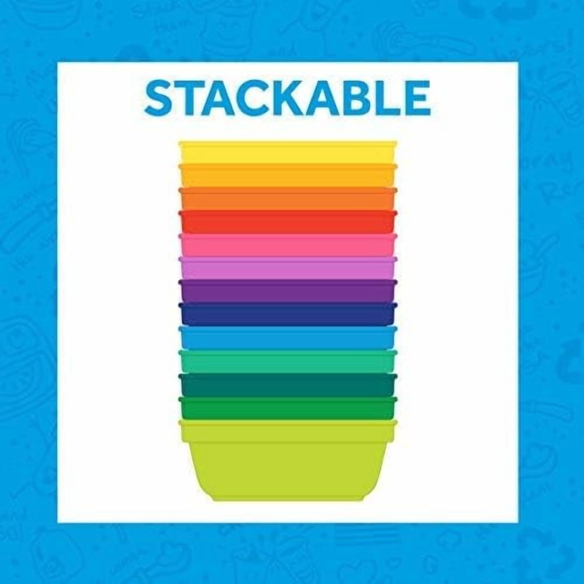 Color Wheel Bowls 6 Pack 12 oz