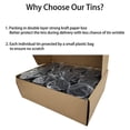 thumbnail image 7 of Candle Tins, 48 Piece, 4 Oz Metal Candle Containers for Making Candles, Arts & Crafts, Dry Storage,Black, 7 of 7