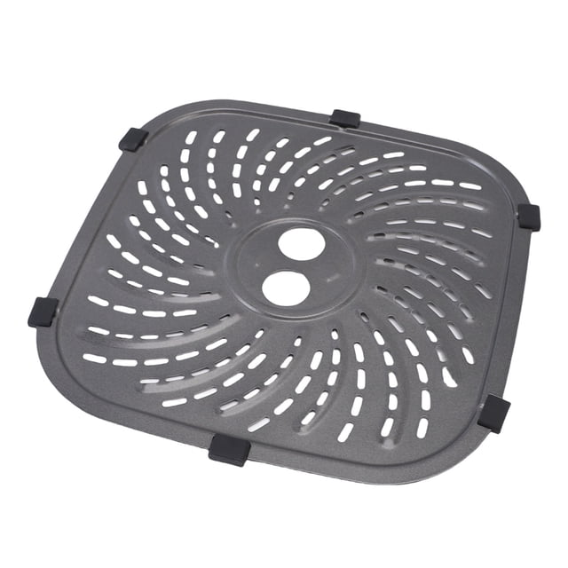 Stainless Steel Fryer Tray 6QT 8QT, Wide Compatibility, Even Heating, Versatile Usage, Convenient to Use, Sturdy Replacement for Air Fryers