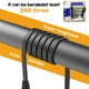 thumbnail image 5 of Cable Ethernet Ercielook CAT8 de 150 pies de alta velocidad blindado negro, 5 of 6
