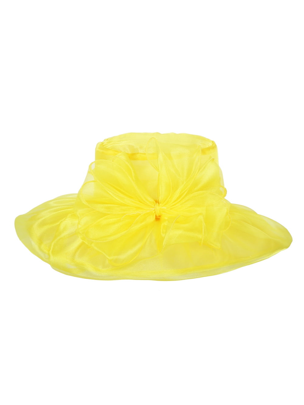 ChicHeadwear Organza Floppy Church Hat 