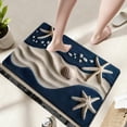 thumbnail image 6 of Summer Ocean Theme Non Slip Bath Mat 24x16 Inch, Absorbent Quick Dry Shower Rug for Bathroom Entryway, 6 of 6