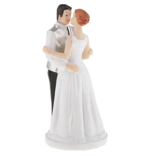 Adorno De tarta Romántico Colcomx Figurita Pareja Novio Novio