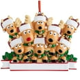 thumbnail image 1 of Famyfamy Christmas Tree Decorations Personalized Reindeer Family of 2, 3, 4, 5, 6, 7 and 8 Christmas Tree Ornament 2021 - Cute Deer Holiday Gift Year Durable 2021 Family Ornament (Family of 8), 1 of 10