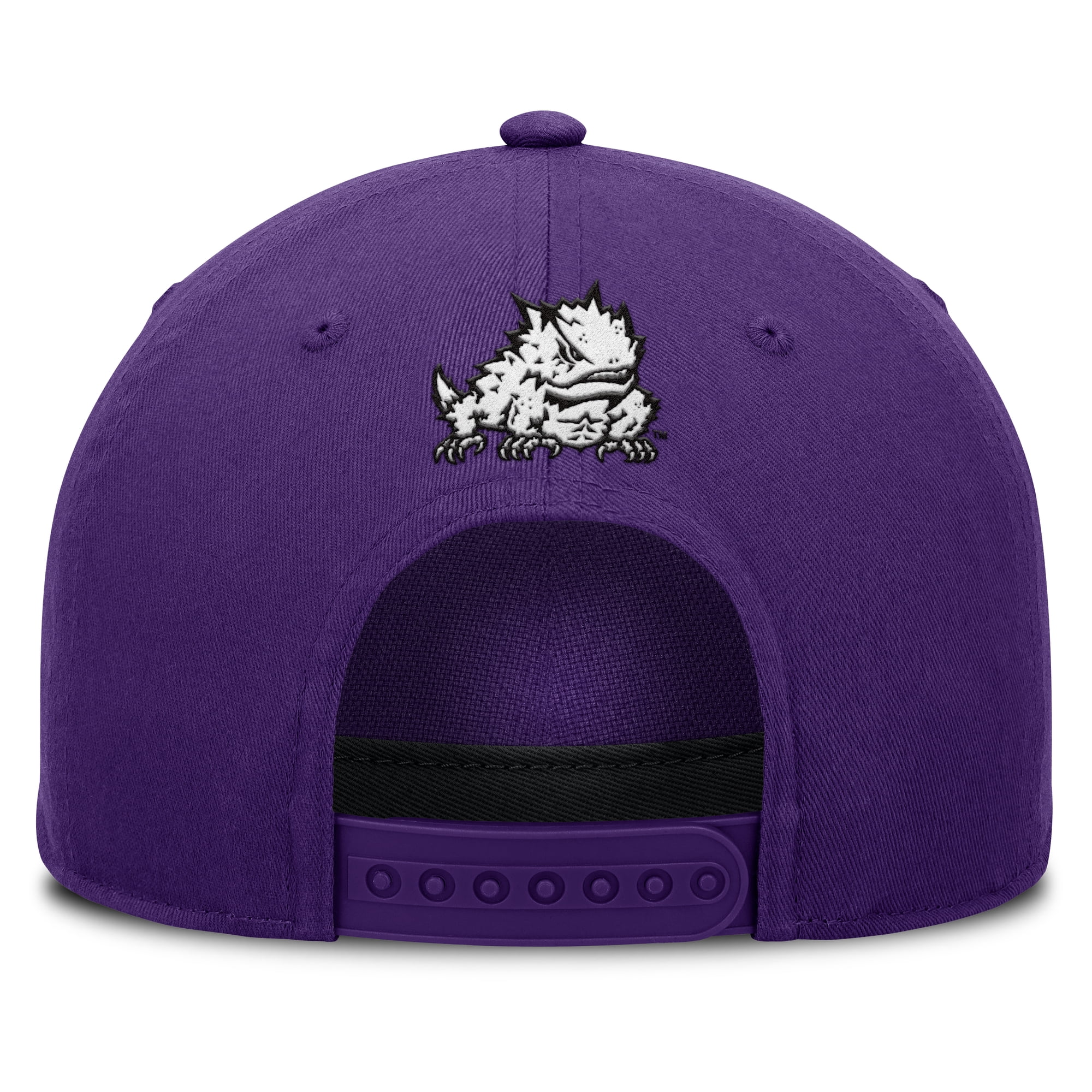 Men's Fanatics  Purple TCU Horned Frogs Foul Ball Rope Adjustable Hat