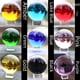 thumbnail image 5 of Bola de luz de cristal blanco, adornos transparentes blancos, bolas de cristal, decoraciones artesanales, color rojo simple, 5 of 5