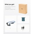 thumbnail image 5 of Restored Shokz OpenMove Bone Conduction Waterproof Bluetooth Headphones for Sports(Formerly Aeropex), Blue (Refurbished), 5 of 7