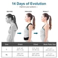 thumbnail image 2 of Back Posture Corrector For Men And Women, Adjustable & Breathable Back And Shoulder Support Brace, Improves Posture And Providing Pain Relief From Neck, Back & Shoulder, 2 of 8