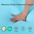 thumbnail image 4 of BedsPick Queen Mattress Topper, 2 Inch Cooling Gel Memory Foam Mattress Topper - Soft Cover, Pressure Relief, CertiPUR-US Certified, 4 of 7