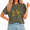 1-green, variant on Women Witty Rat Art Tee Washed Retro Sketch Animal Top Cute Star Pun Graphic Blouse Creative Meme Shirt for Daily Wear Street Style
