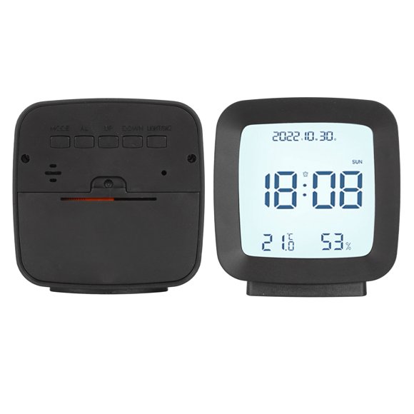 Reloj Despertador Para Niños, Pantalla Clara De Temperatura De Alta Precisión Reloj Despertador Digital Fácil De Leer Mes Multifuncional Para Oficina Para Dormitorio