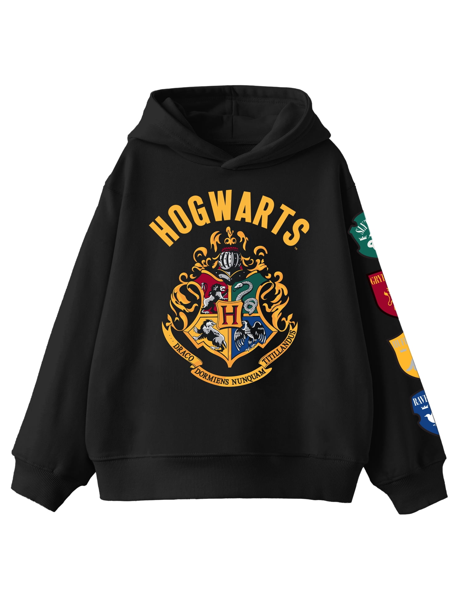 Harry Potter, Boys' & Big Boys' Graphic Hoodie, Potter Crests, Sizes 4-18