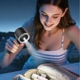 thumbnail image 2 of Ventilador Portátil Turbo de Mano, de Alta Velocidad, Recargable, Miniventilador Potente con Linterna, Pantalla Digital, Ideal para Viajes y Hogar., 2 of 5