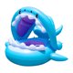 thumbnail image 5 of Anillo de natación flotante de tiburón para asiento de piscina de bebé, boya de piscina inflable para niños con dosel inflable ajustable para bebés de 6 a 36 meses TUNC  Sencillez, 5 of 5