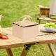 thumbnail image 4 of Bolsa isotérmica para transportar pizzas y comida a domicilio | Bolsa térmica para el almuerzo con forro de papel de aluminio, 4 of 6