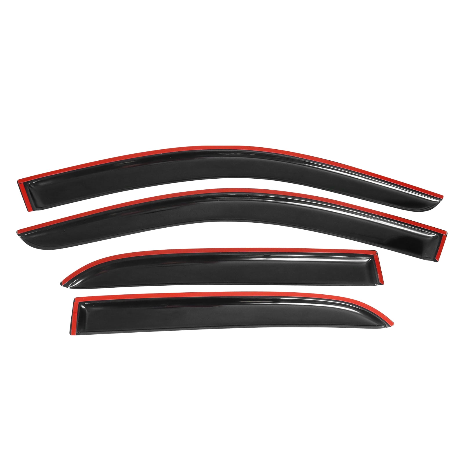 Ikon Motorsports Window Visor Windshield Deflector Fits 03-07 Honda Accord Sedan Acrylic