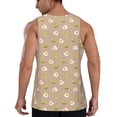 thumbnail image 3 of Easygdp Egg and Avocado Men's Tank Top, Sleeveless Muscle T Shirts, Breathable, Quick-Dry, Loose for Gym, Running, Fitness - X-Large, 3 of 9