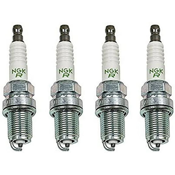 NGK 3365 CMR6H Spark Plug, White and Gray, 4 Pieces