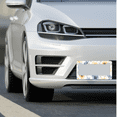 thumbnail image 5 of 1 Pcs Floral Pattern License Plate Frame, License Plate Cover for Car Decorative Parts, Aluminum License Plate Bracket Holder Rust-Proof Weather-Proof for US Standard Car, 5 of 9