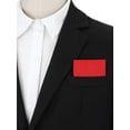 thumbnail image 5 of INSPIRE CHIC Father's Day Men's Prefolded Solid Pocket Squares Suit Handkerchief 7.3"x3.1" for Wedding Party Business Red One Size, 5 of 6