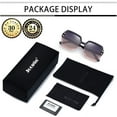 thumbnail image 4 of Joopin Oversized Square Frame Sunglasses Womens Retro Shades Trendy UV400 Protection, 4 of 7