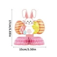 thumbnail image 4 of Easter party decorations,easter birthday party decorations,HAPPY EASTER Decoration Easter Party Decorations Set Egg Bunny Banner Cake Toppers Easter Party Supplies,F, 4 of 8