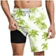 thumbnail image 1 of Pantalones Cortos Casuales para Hombre Imprimir con Bolsillos Pantalones de Playa de Cintura Elástica, Pantalones Cortos de Cintura Elástica para Hombre, 1 of 6