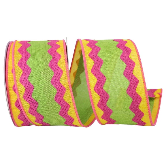 Reliant Ribbon - 93647W-001-40F, Ribbon, Multi, 2-1/2 Inch, 10 Yards