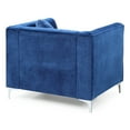 thumbnail image 6 of Glory Furniture Delray Velvet Chair in Navy Blue, 6 of 6